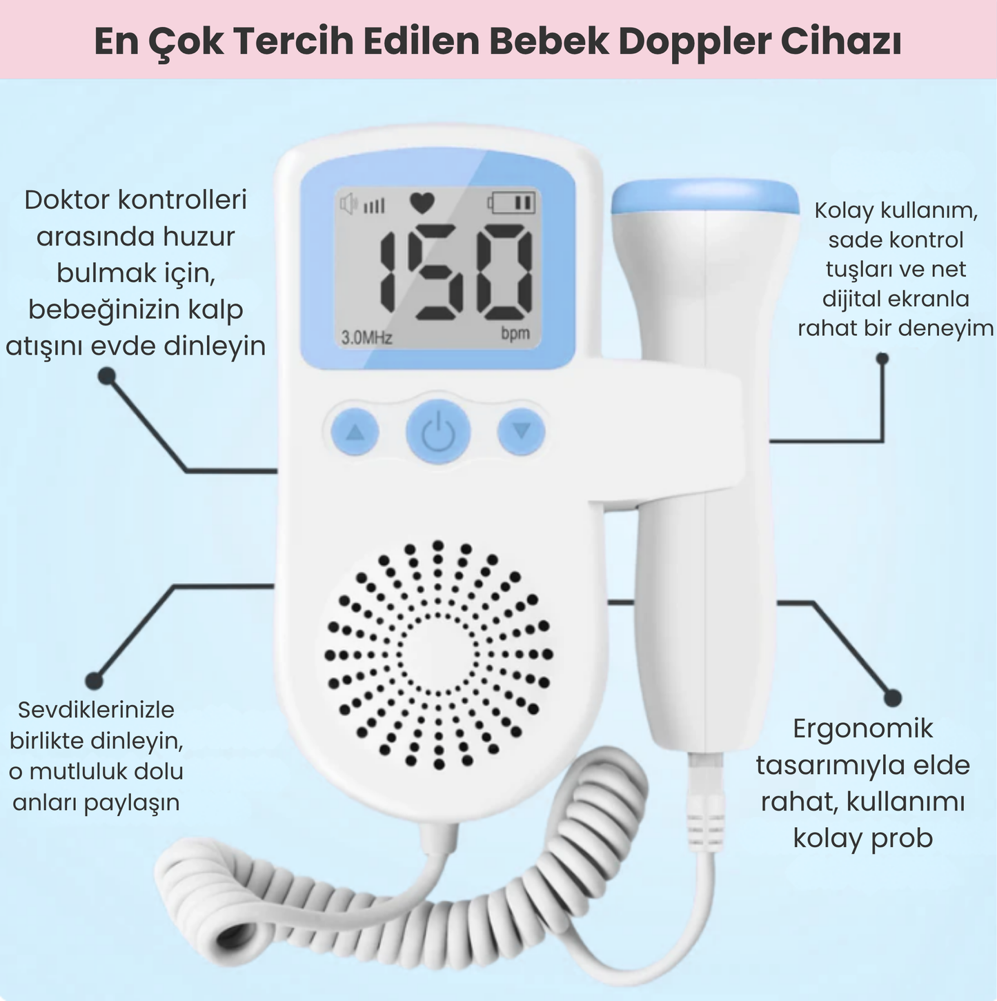Bebek Kalp Dinleme Cihazı